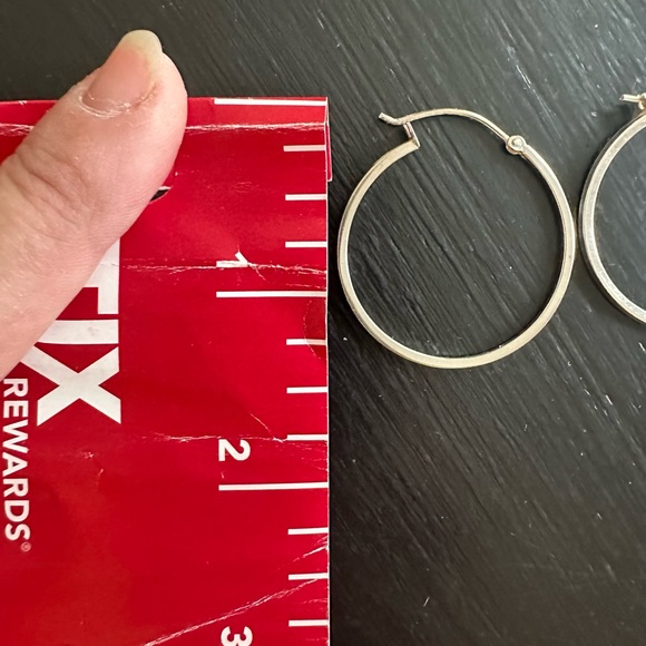 Set of 2 pair sterling silver earrings. - Picture 5 of 7